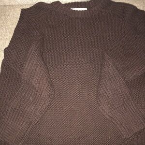 Micheal Kors sweater. Brown Medium Cowl-Neck